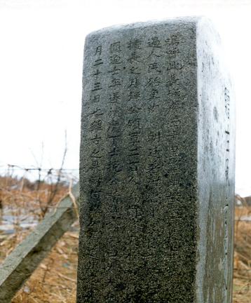 증좌승지이공학승순의비(측면)