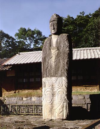 아산평촌리석조약사여래입상